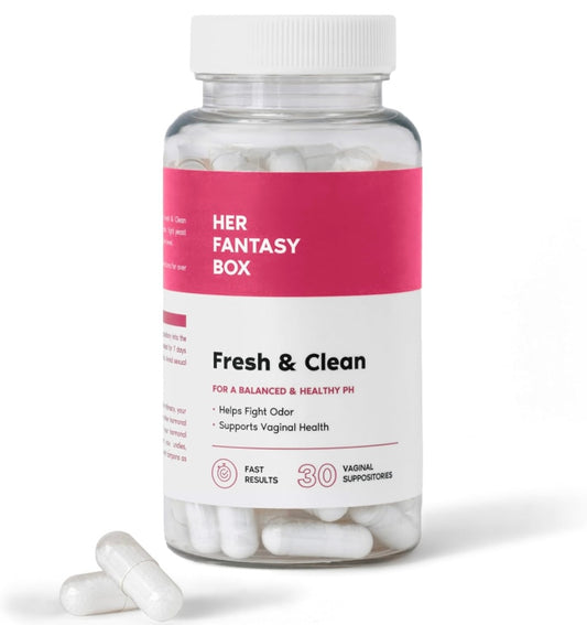 Fresh & Clean pH Restore Vaginal Suppositories - Natural Vaginal Health Support